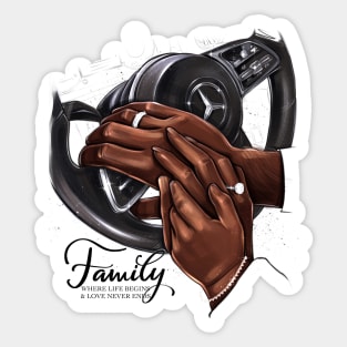 Family Together Forever Sticker